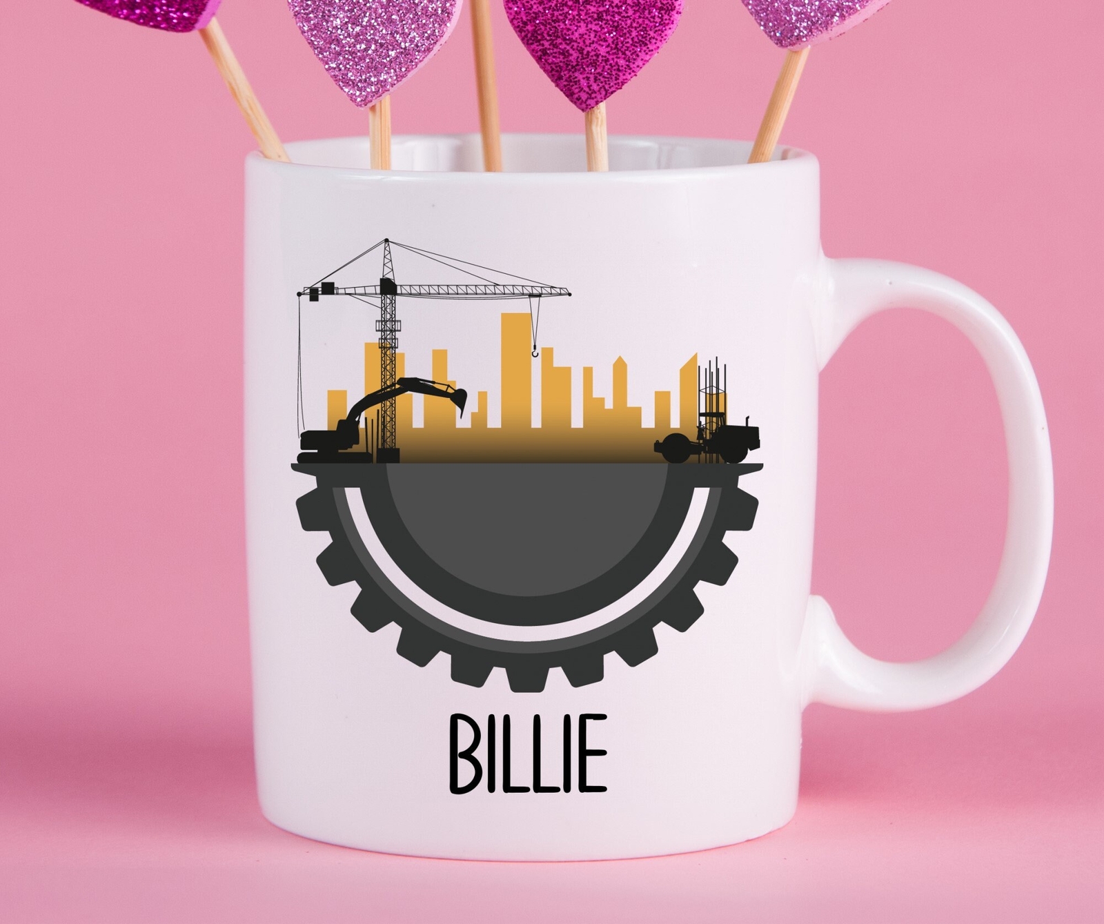 Personalized Construction Mug Construction Gift Ideas Construction Cup Gifts For