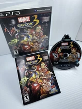 Marvel vs. Capcom 3: Fate of Two Worlds (Sony PlayStation 3, 2011) Complete