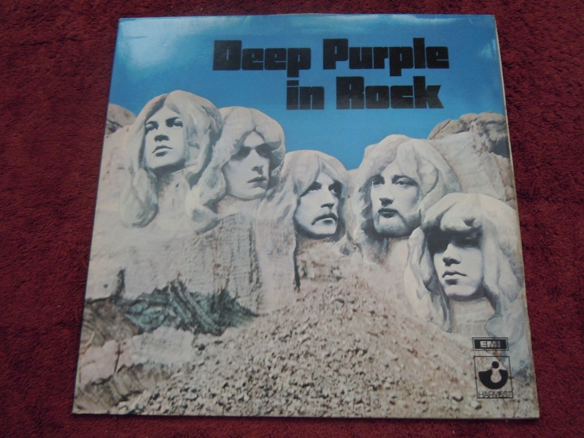 DEEP PURPLE☆In Rock UK Harvest オリジナル
