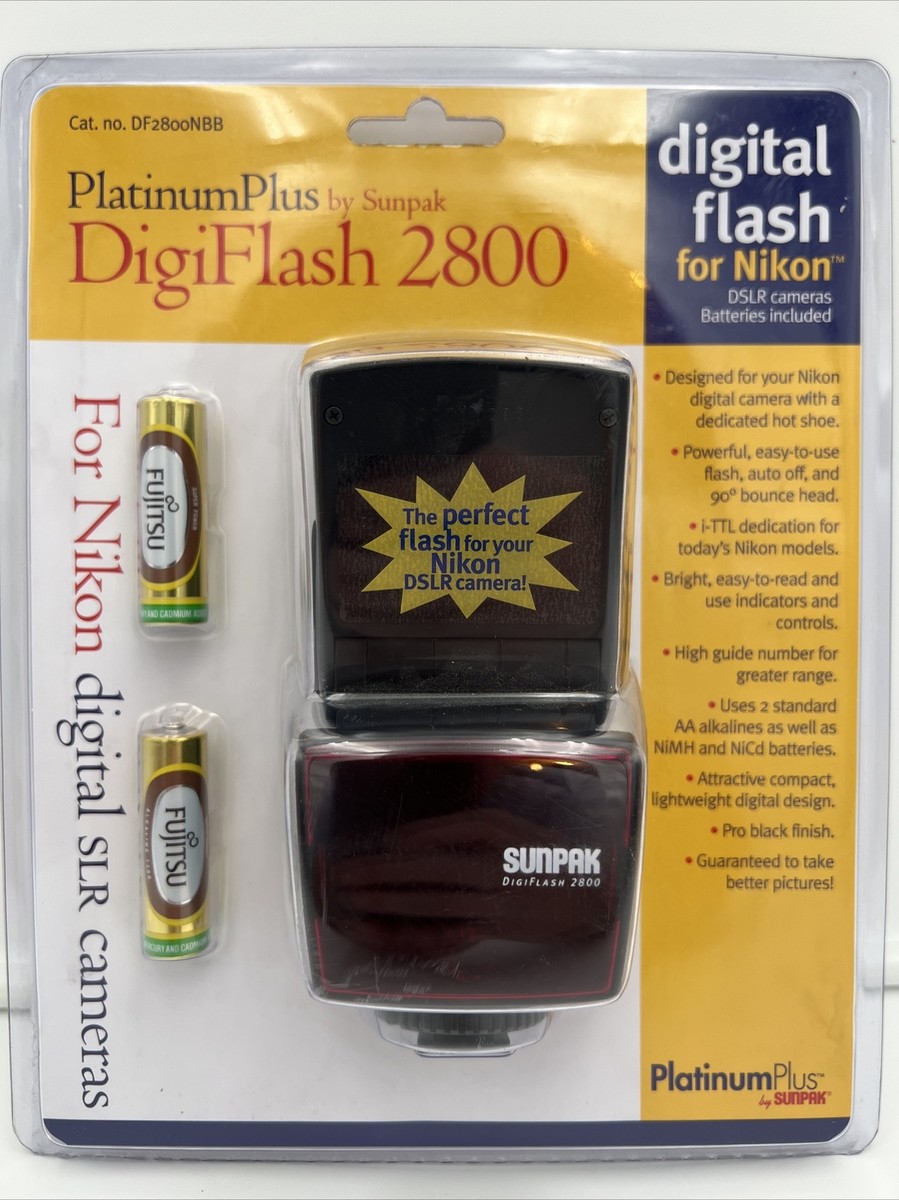 Platinum Plus by Sunpak Digi Flash 2800 for Nikon i-TTL DSLR