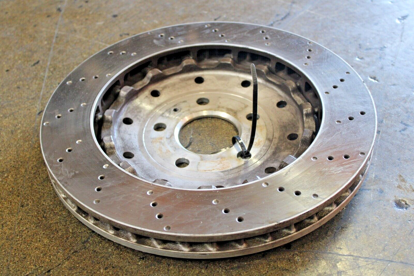 Lamborghini Gallardo LP560, 570, Rear Brake Rotor, Steel Disc, P/N 420615601E