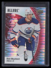 2023-24 Upper Deck Allure Hockey Red Rainbow #47 Evan Bouchard - Edmonton Oilers