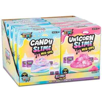 Einhorn oder Süßigkeiten Schleim Mix-Ups Make & Mix Your Own Squeezy Colour Slime Set Kit