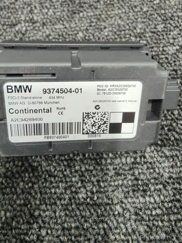 BMW 1 2 3 4X1 X5 X6 SERIE F MODELLI TELECOMANDO MODULO RICEVITORE 9374504 - Foto 2 di 3
