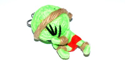 Voodoo Schnur Puppe Schlüsselanhänger Schlüsselring für Taschen Schlüssel und Rucksäcke Muay Thai Boxer