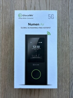 GlocalMe NumenAir 5G travel hotspot for US and Global (NomadsFi 5G