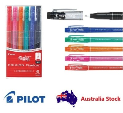 x Pilot FriXion Erasable Fineliner Fine liner Pens