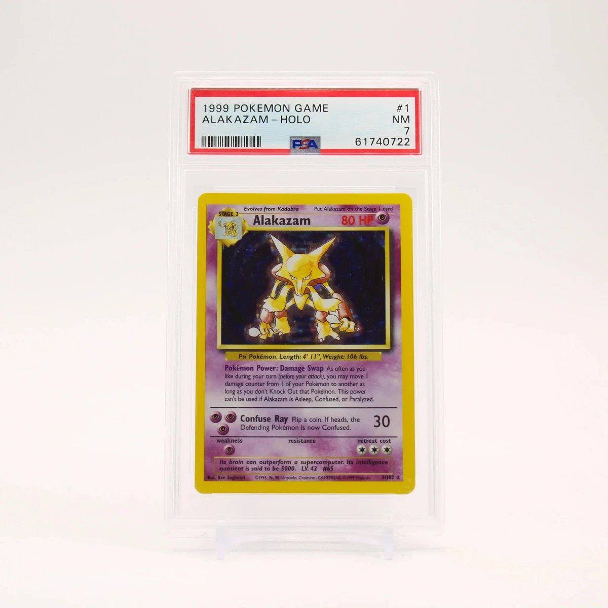 Pokémon TCG Professional Sports Authenticator (PSA) Base Set Grade
