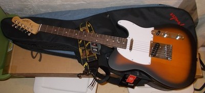 Squier Debut series telecaster electric guitar 2025 W/new Fender gig bag & strap