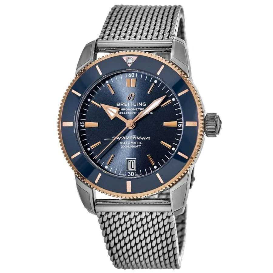 Nuevo reloj Breitling Superocean Heritage 42 automático azul para hombre UB2010161C1A1