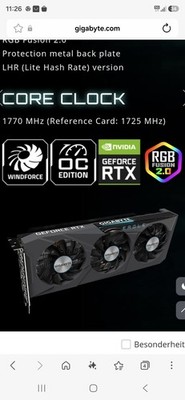 Sealed Gigabyte RTX 3070 Eagle OC 8G, model GV-N3070EAGLE OC-8GD rev. 2.0