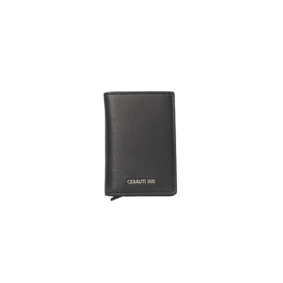 Cerruti 1881 Black Calfskin Men's Wallet 100% Authentic