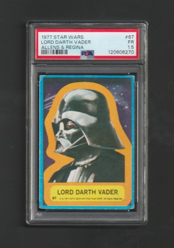 1977 Allens Regina Star Wars #67 — PSA 1.5