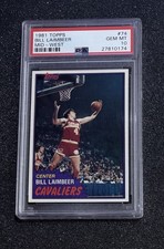 1981 Topps - #74 Bill Laimbeer (Mid-West) - PSA 10
