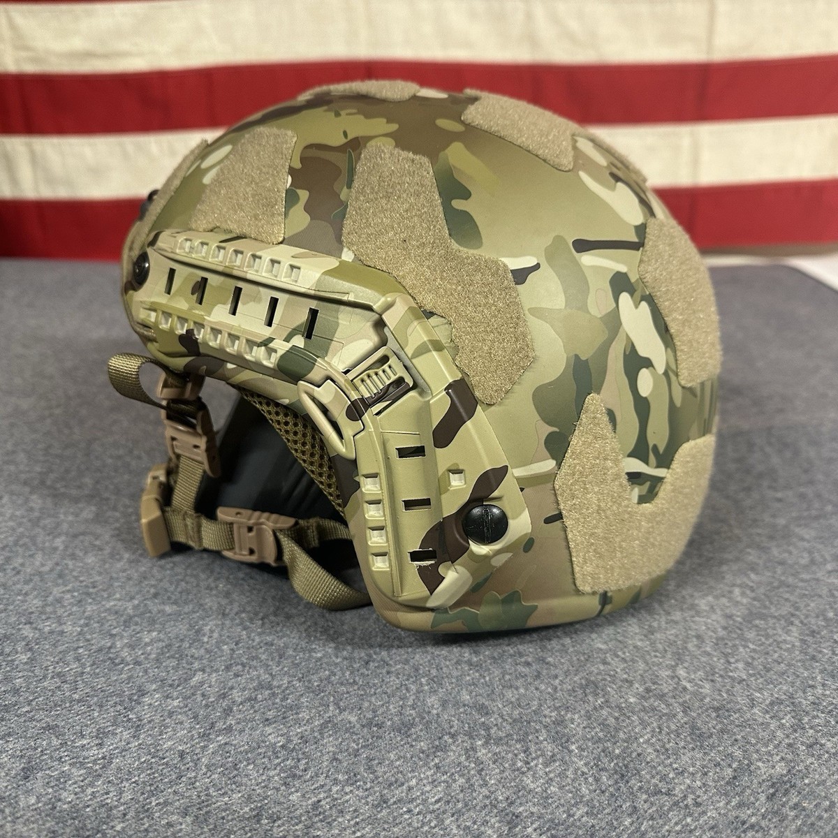 LARGE MD Sentinel Level IIIA High Cut Fast Helmet Multicam unused