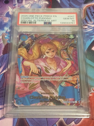 Charlotte Pudding OP06-047 SP · PRB02 PSA 10, eBay listing photo