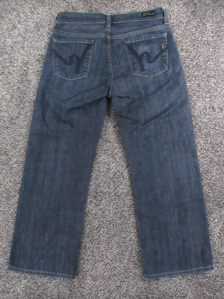 Citizens of Humanity Evans Jeans Mens 29 Relaxed Button Fly 606 USA Denim 30x26 - Image 4 of 4