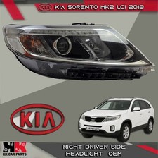 Faro proiettore guida destro kia sorento mk2 lci alogeno drl/led 2013 92102-2p560 oem