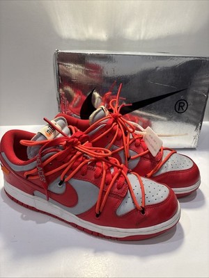 Size 9 - Nike Dunk Low x OFF-WHITE University Red 2019