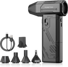 Compressed Air Duster,130000Rpm Electric Air Duster Brushless Motor with Adjusta