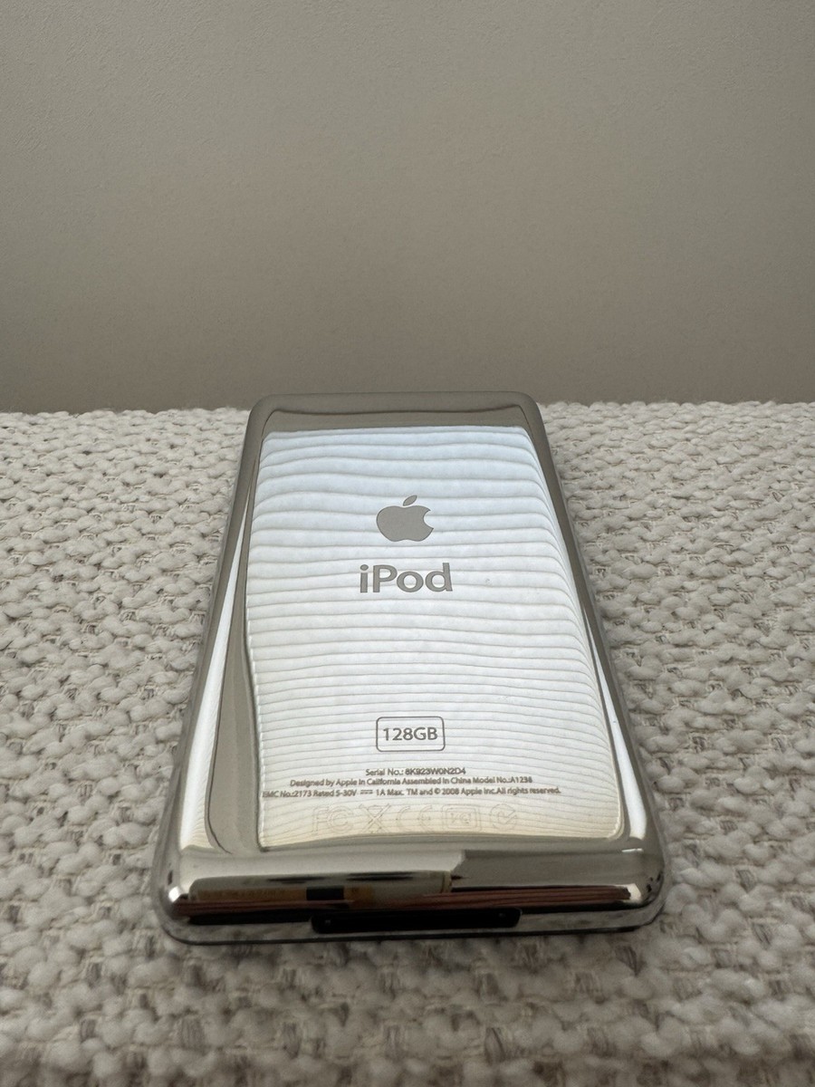 Apple iPod Classic 6th Gen 128GB SSD Upgrade Clean / Fully Tested