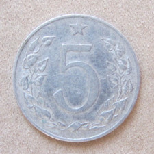 CSSR Ceskoslovensko 5 Heller 1954 schön