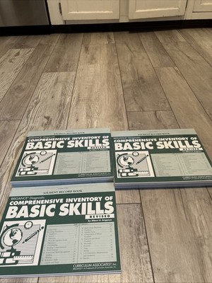 3Brigance Diagnostic Comprehensive Inventory of Basic Skills Student Record Book