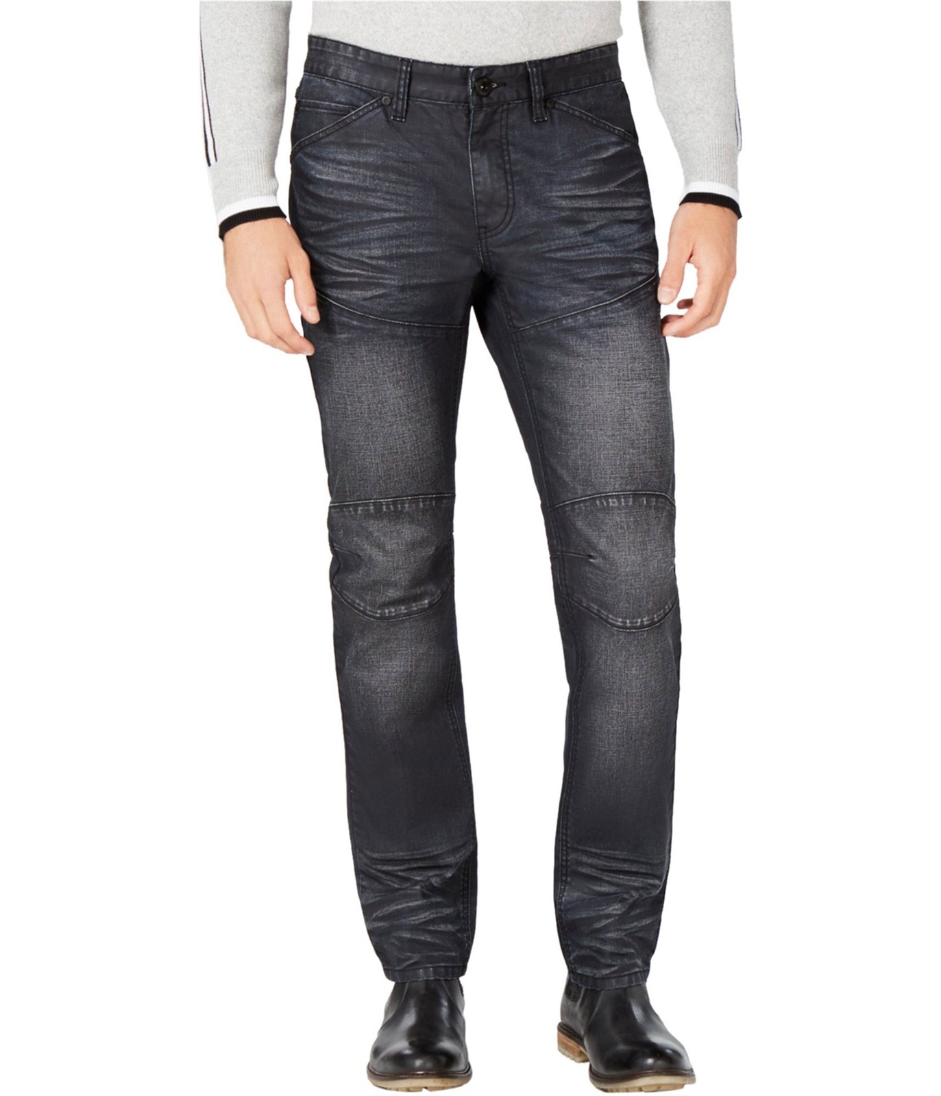 Мужские джинсы INC Berlin Slim Fit черные 40 Вт x 30 Л 6790₽