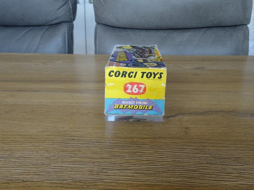 Corgi 267 Batmobile Zubehör 'Aussenschachtel' only 60er Jahre Rarität - Bild 3 von 4