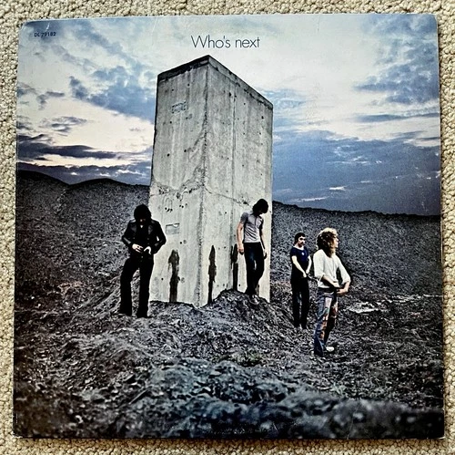 The WHO - Who's Next LP w/ Inner 1971 Decca DL79182 - TESTED stereo Vinyl * /VG+