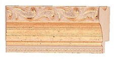 Picture Frame Moulding Wood 18Ft Bundle - Traditional Gold Finish - 1" Width -