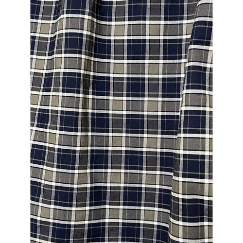 Brooks Brothers Long Sleeve Dress Shirt Regent Blue Gray Plaid Button Down Large - Picture 9 of 9