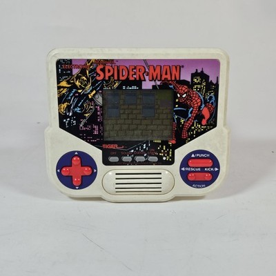Vintage 1988 Tiger Electronics Spider-Man Handheld LCD Electronic Game Tested