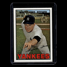 Whitey Ford #5 2001 Topps Archives New York Yankees Baseball Card MLB NM
