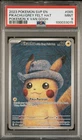 POKEMON BLACK STAR PROMO #085 PIKACHU/GREY FELT HAT POKEMON X VAN GOGH PSA 9