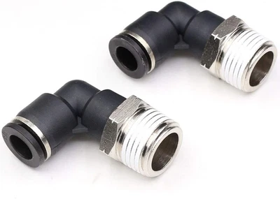 SONNA CEKER 3/8 in to 1/2 Npt Elbow Push Connect Fittings - 90 Degree Airline Fittings
