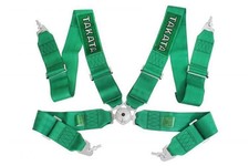Sports Belts 4p 3" Green Sports Belt - Takata Replica Harness