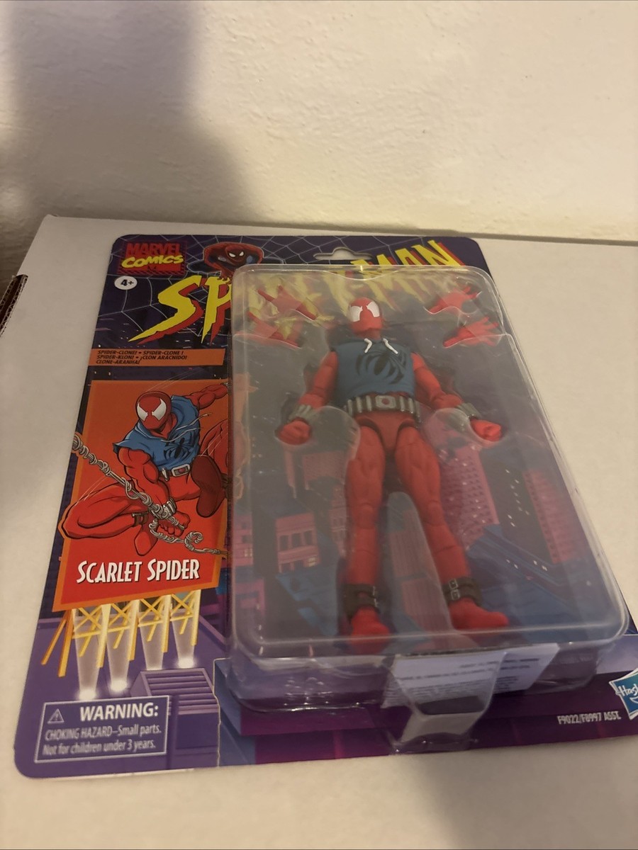 Marvel Legends Retro Spider-Man Comic Scarlet Spider 6” Action