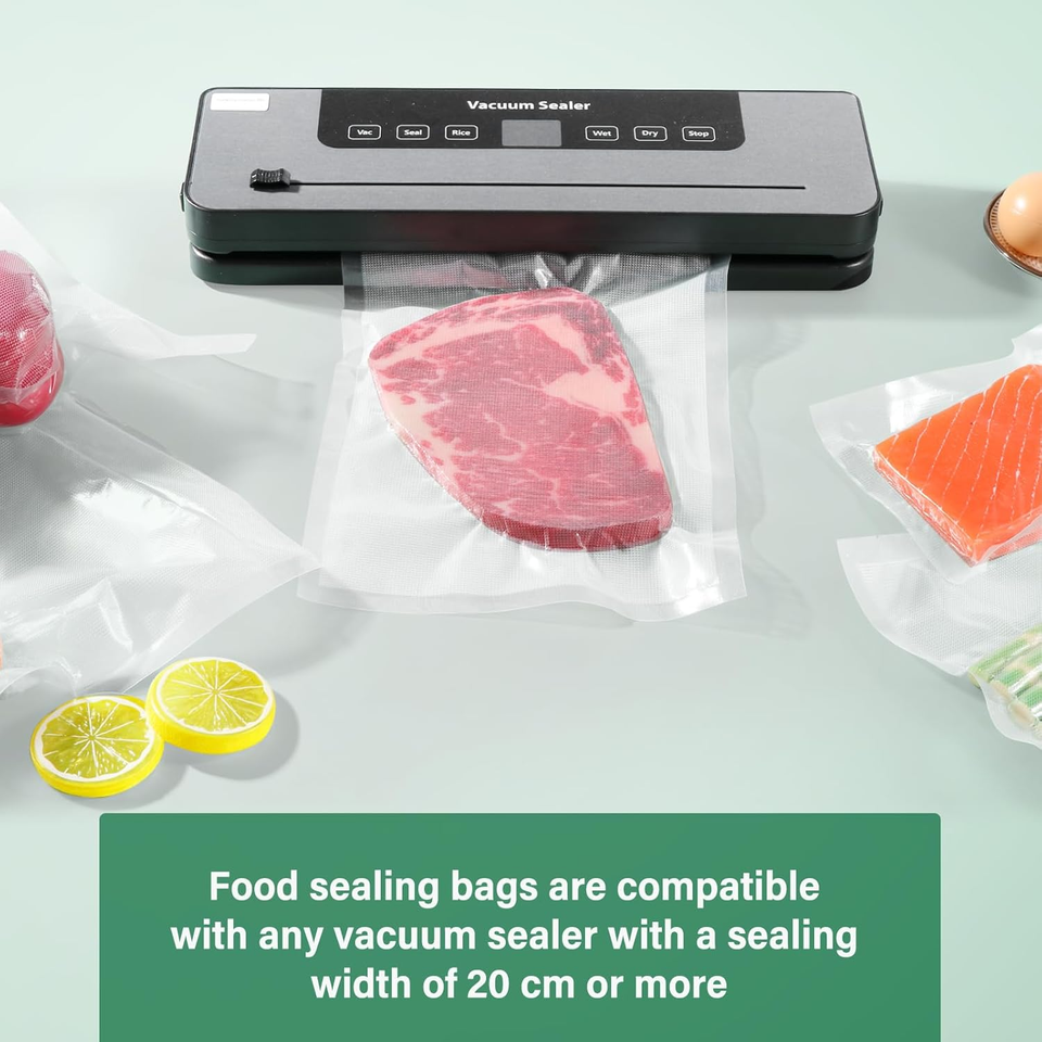 300 Sacchetti 4Mil 300 Sacchetti Sottovuoto Per Alimenti Quart - Foto 6