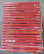 Nintendo Switch Game Cases 19 Lot Empty, Mario, Sonic, cases only