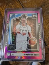 2024-25 Panini Donruss Optic Stephon Castle Rated Rookie Pink Prizm Refractor SA