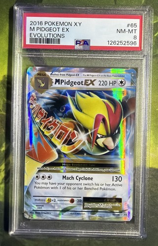 M Pidgeot-EX graded PSA 8 for sale on eBay