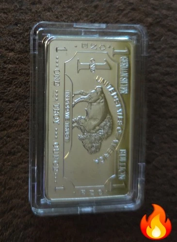 German Silver🎇🎇🦬🦬🦬🎇🎇 Buffalo 1 Troy Oz .999 Design 🔥🔥🔥No Reserve🔥🔥🔥