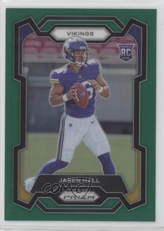 2023 Panini Prizm Rookies Green Prizm Jaren Hall #367 Rookie RC 16gt