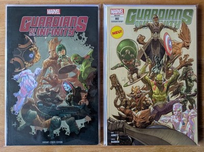 Guardians of Infinity 1-2, komplett (Variant Cover für Band 1, deutsch)