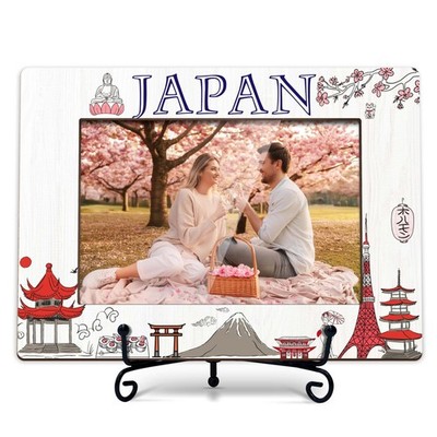 Japan Theme Picture frame-Wedding, Engaged, Honeymoon, Vacation in Japan, 4x6...