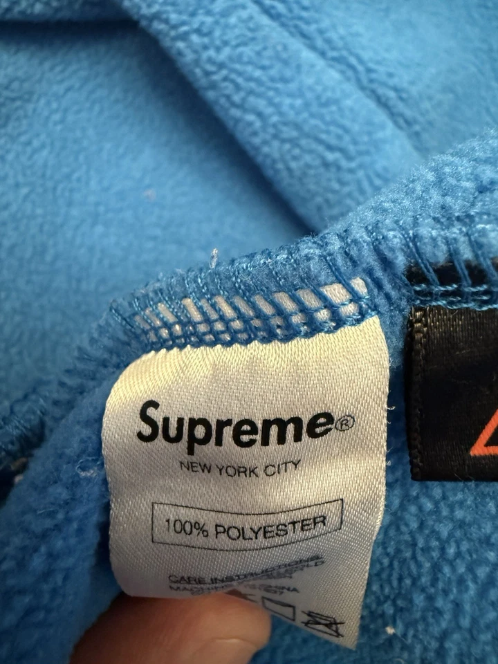 Pantalones polar vintage Supreme Polartec New York azul talla XL (FW15) Foto 3 de 4