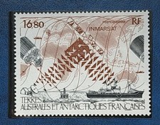 TAAF Timbre PA .  N° 99 satellite INMARSAT / NEUF** / 1987