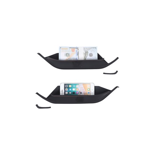 2PCS ABS Center Armrest Storage Box Container Holder For Porsche Cayenne 2018-24 - Picture 7 of 12
