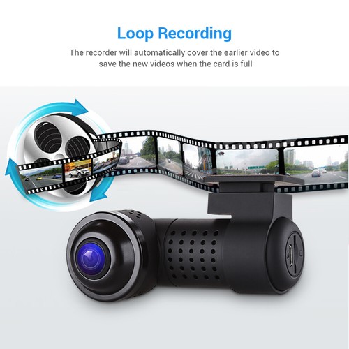 360° Panoramic fisheye len Wifi Car DVR Full View front 4K dash cam Car Camera - Picture 9 of 10
